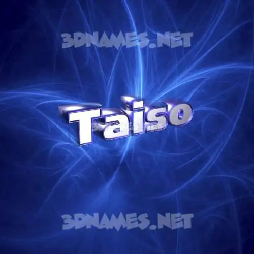taiso in Plasma style - 3D name wallpaper taiso in Plasma style - 3D name wallpaper