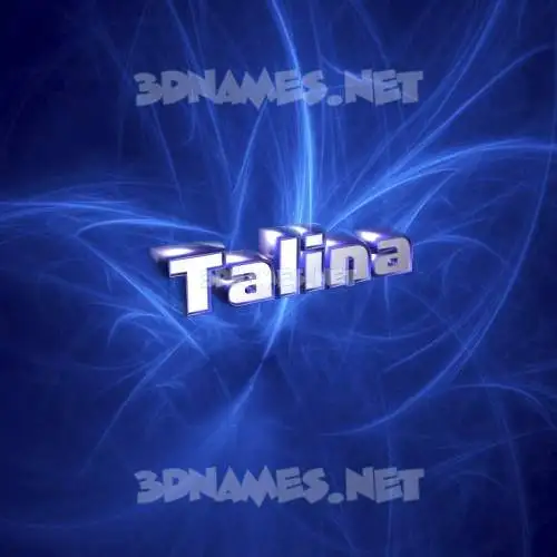 talina in Plasma style - 3D name wallpaper talina in Plasma style - 3D name wallpaper