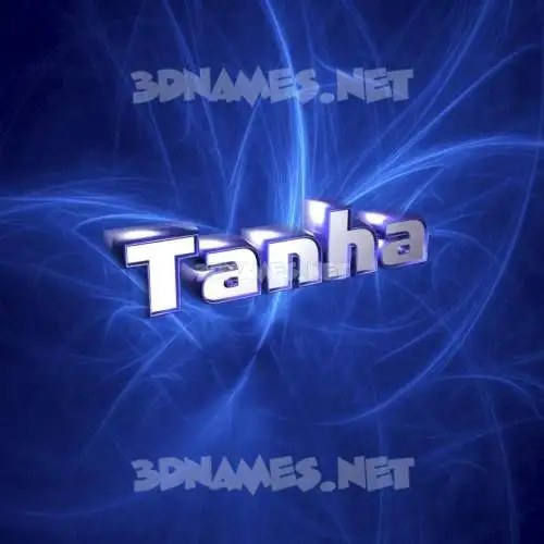 tanha in Plasma style - 3D name wallpaper tanha in Plasma style - 3D name wallpaper