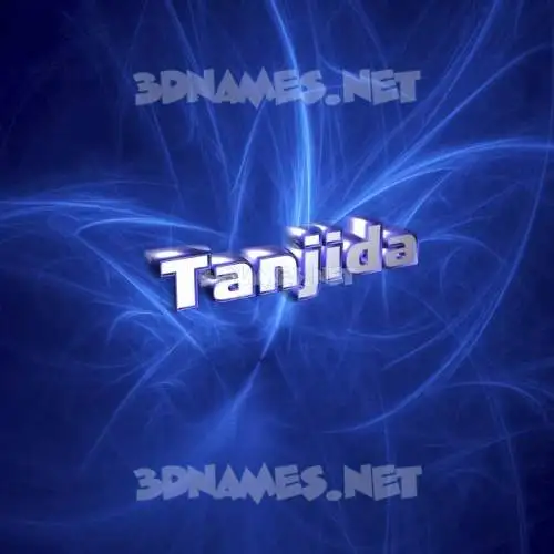 tanjida in Plasma style - 3D name wallpaper tanjida in Plasma style - 3D name wallpaper