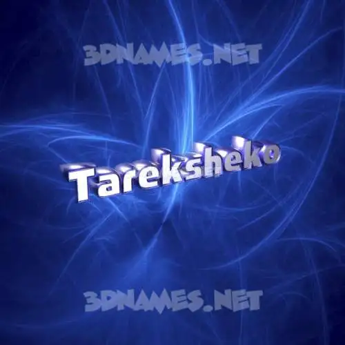 tareksheko in Plasma style - 3D name wallpaper tareksheko in Plasma style - 3D name wallpaper