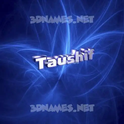 taushif in Plasma style - 3D name wallpaper taushif in Plasma style - 3D name wallpaper