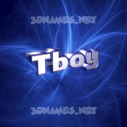 tboy in Plasma style - 3D name wallpaper tboy in Plasma style - 3D name wallpaper