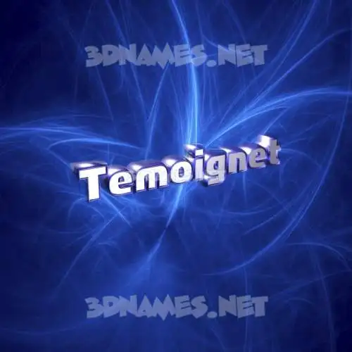 temoignet in Plasma style - 3D name wallpaper temoignet in Plasma style - 3D name wallpaper