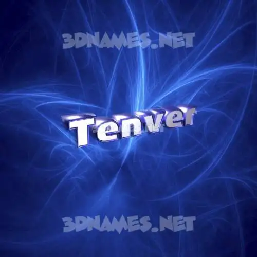 tenver in Plasma style - 3D name wallpaper tenver in Plasma style - 3D name wallpaper