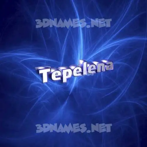 tepelena in Plasma style - 3D name wallpaper tepelena in Plasma style - 3D name wallpaper