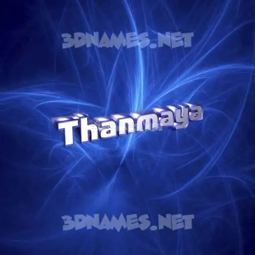 thanmaya in Plasma style - 3D name wallpaper thanmaya in Plasma style - 3D name wallpaper