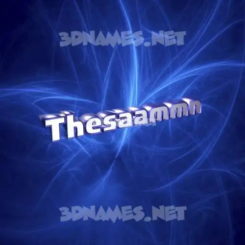 thesaammn in Plasma style - 3D name wallpaper thesaammn in Plasma style - 3D name wallpaper