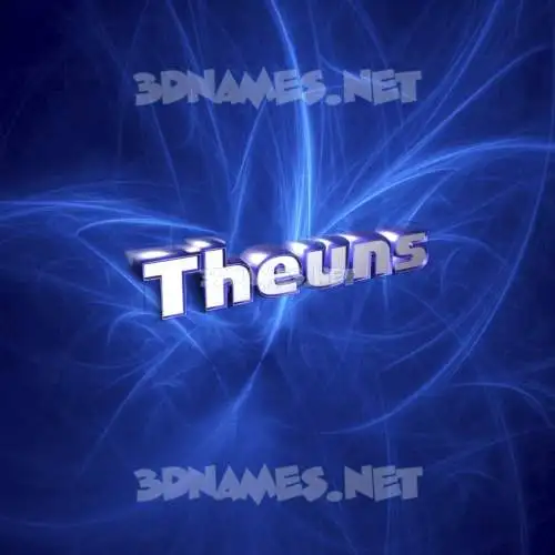 theuns in Plasma style - 3D name wallpaper theuns in Plasma style - 3D name wallpaper