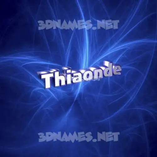 thiaonde in Plasma style - 3D name wallpaper thiaonde in Plasma style - 3D name wallpaper