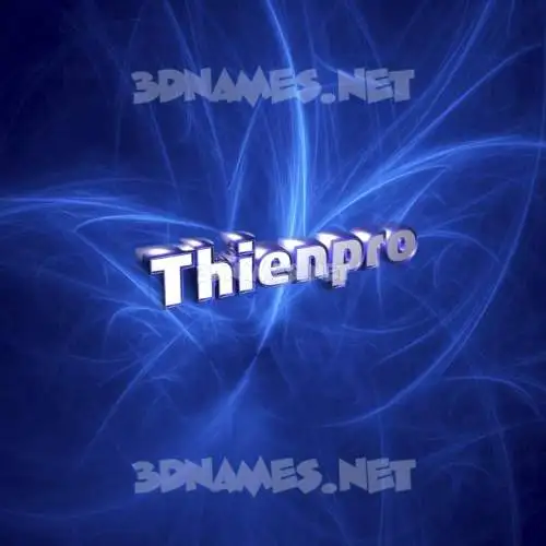 thienpro in Plasma style - 3D name wallpaper thienpro in Plasma style - 3D name wallpaper
