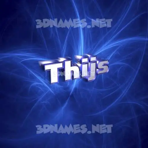 thijs in Plasma style - 3D name wallpaper thijs in Plasma style - 3D name wallpaper