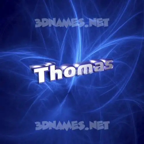 thomas in Plasma style - 3D name wallpaper thomas in Plasma style - 3D name wallpaper