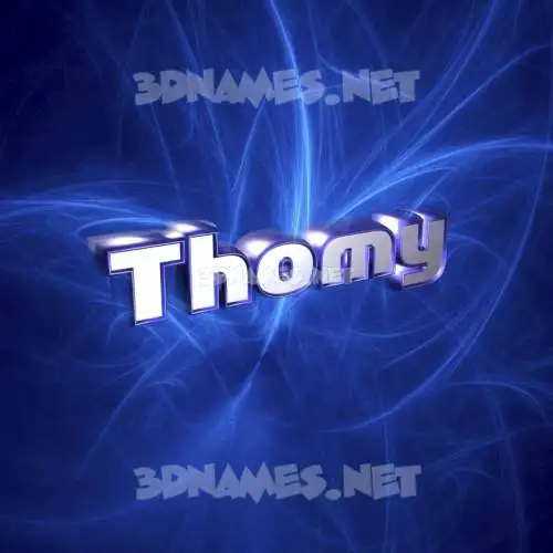 thomy in Plasma style - 3D name wallpaper thomy in Plasma style - 3D name wallpaper