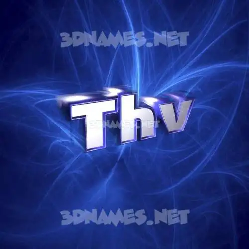 thv in Plasma style - 3D name wallpaper thv in Plasma style - 3D name wallpaper