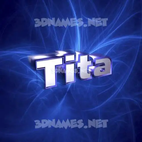 tita in Plasma style - 3D name wallpaper tita in Plasma style - 3D name wallpaper