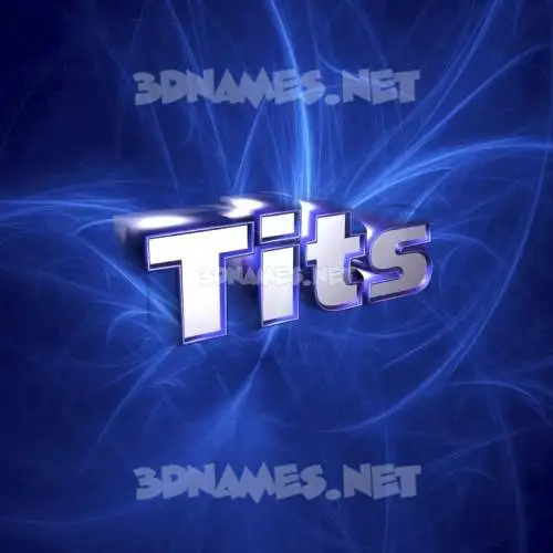 tits in Plasma style - 3D name wallpaper tits in Plasma style - 3D name wallpaper