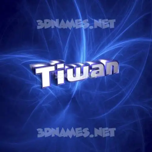 tiwan in Plasma style - 3D name wallpaper tiwan in Plasma style - 3D name wallpaper