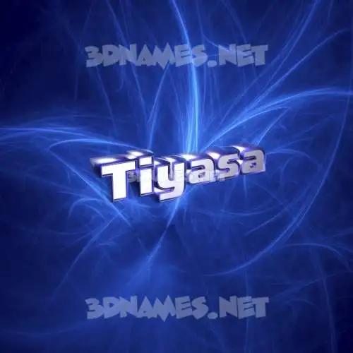 tiyasa in Plasma style - 3D name wallpaper tiyasa in Plasma style - 3D name wallpaper