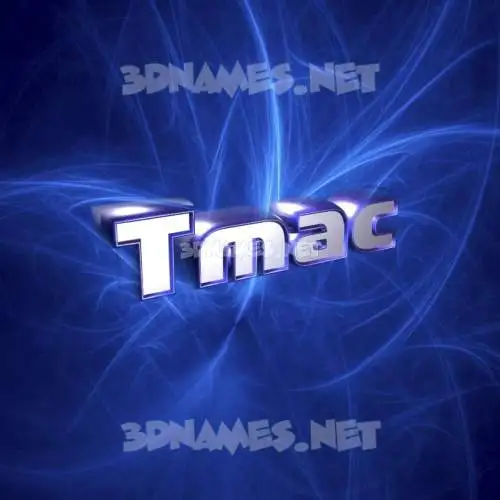 tmac in Plasma style - 3D name wallpaper