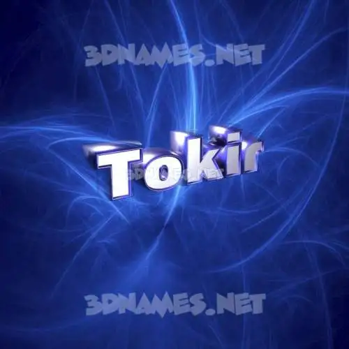 tokir in Plasma style - 3D name wallpaper tokir in Plasma style - 3D name wallpaper