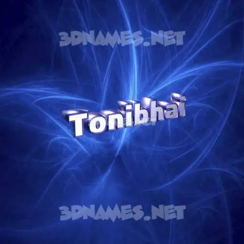 tonibhai in Plasma style - 3D name wallpaper tonibhai in Plasma style - 3D name wallpaper