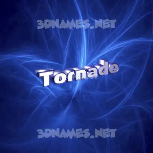 tornado in Plasma style - 3D name wallpaper