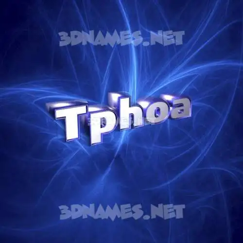 tphoa in Plasma style - 3D name wallpaper tphoa in Plasma style - 3D name wallpaper