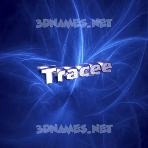 tracee in Plasma style - 3D name wallpaper
