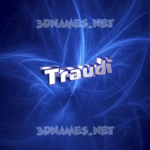 traudi in Plasma style - 3D name wallpaper traudi in Plasma style - 3D name wallpaper