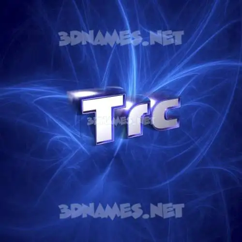trc in Plasma style - 3D name wallpaper trc in Plasma style - 3D name wallpaper