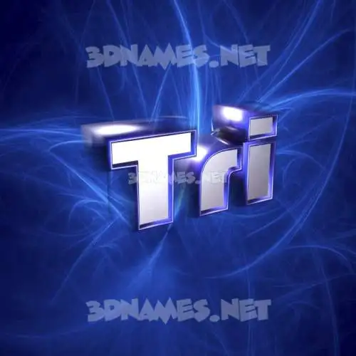 tri in Plasma style - 3D name wallpaper tri in Plasma style - 3D name wallpaper