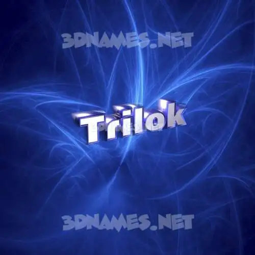 trilok in Plasma style - 3D name wallpaper trilok in Plasma style - 3D name wallpaper
