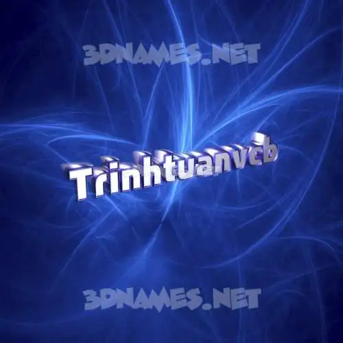 trinhtuanvcb in Plasma style - 3D name wallpaper