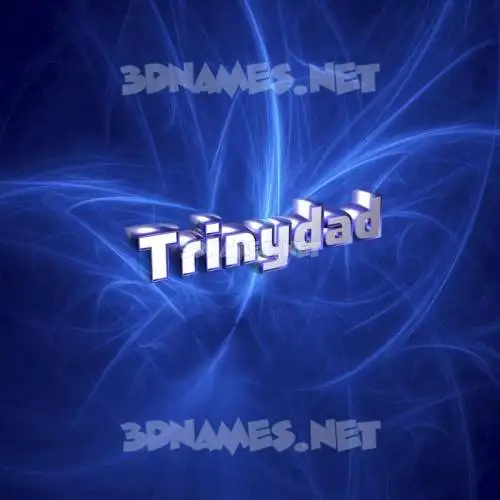 trinydad in Plasma style - 3D name wallpaper trinydad in Plasma style - 3D name wallpaper