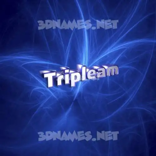 tripleam in Plasma style - 3D name wallpaper tripleam in Plasma style - 3D name wallpaper