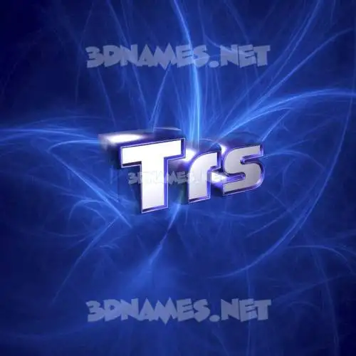 trs in Plasma style - 3D name wallpaper trs in Plasma style - 3D name wallpaper