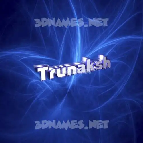 trunaksh in Plasma style - 3D name wallpaper trunaksh in Plasma style - 3D name wallpaper