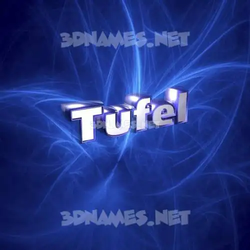 tufel in Plasma style - 3D name wallpaper tufel in Plasma style - 3D name wallpaper