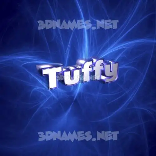 tuffy in Plasma style - 3D name wallpaper tuffy in Plasma style - 3D name wallpaper