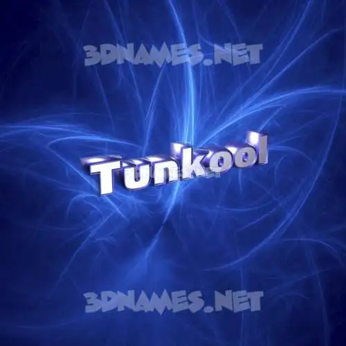 tunkool in Plasma style - 3D name wallpaper tunkool in Plasma style - 3D name wallpaper