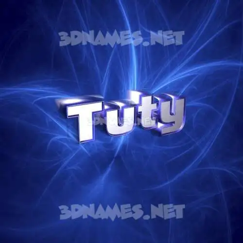 tuty in Plasma style - 3D name wallpaper tuty in Plasma style - 3D name wallpaper