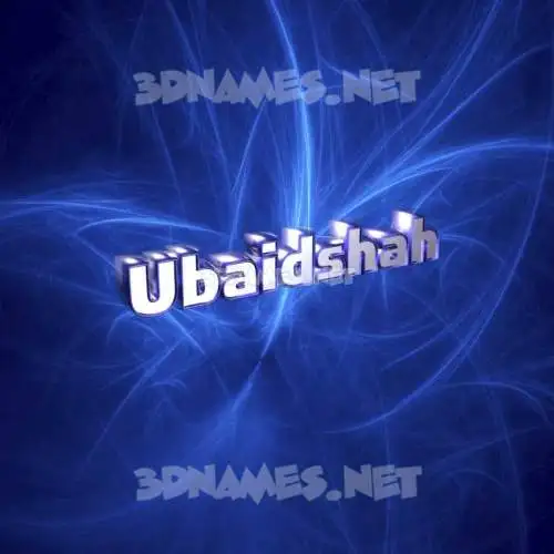 ubaidshah in Plasma style - 3D name wallpaper ubaidshah in Plasma style - 3D name wallpaper