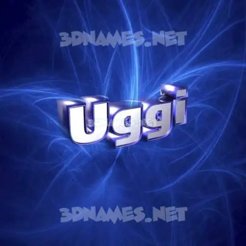 uggi in Plasma style - 3D name wallpaper uggi in Plasma style - 3D name wallpaper