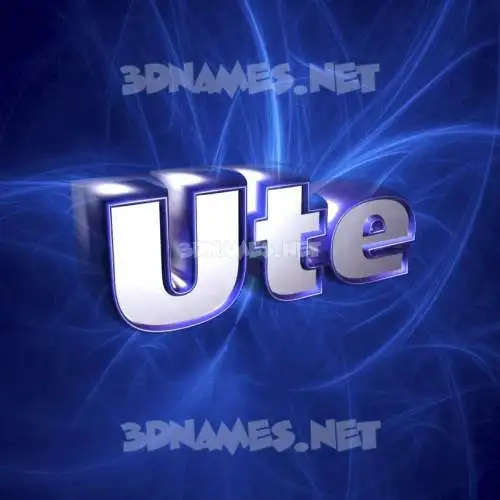 ute in Plasma style - 3D name wallpaper ute in Plasma style - 3D name wallpaper