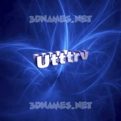 utttrv in Plasma style - 3D name wallpaper utttrv in Plasma style - 3D name wallpaper