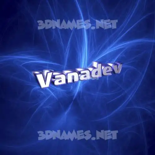 vanadev in Plasma style - 3D name wallpaper vanadev in Plasma style - 3D name wallpaper