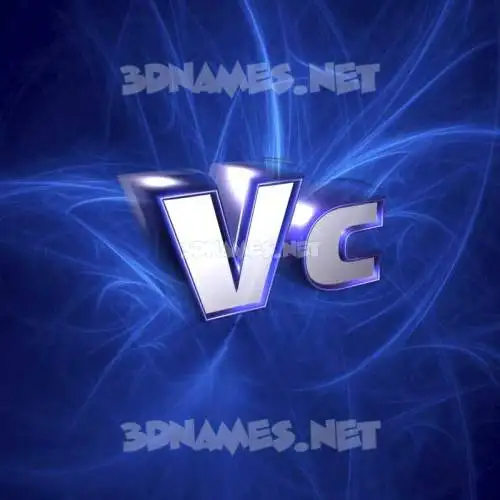 vc in Plasma style - 3D name wallpaper vc in Plasma style - 3D name wallpaper