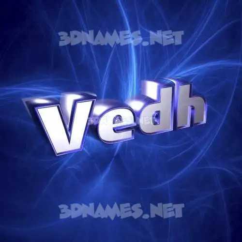 vedh in Plasma style - 3D name wallpaper vedh in Plasma style - 3D name wallpaper