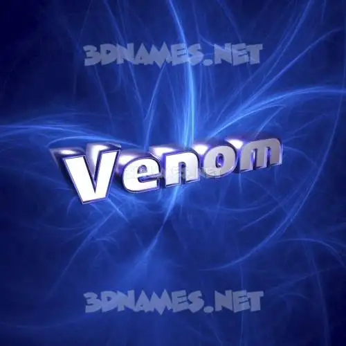 venom in Plasma style - 3D name wallpaper venom in Plasma style - 3D name wallpaper